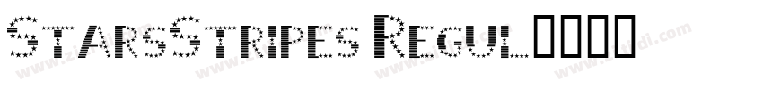 StarsStripes Regul字体转换